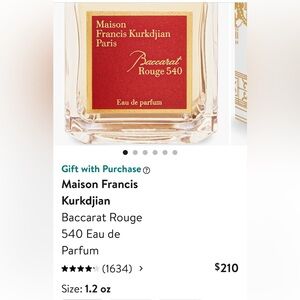 Maison Francis Kurkdjian Baccarat Rouge 540